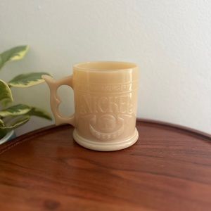 Vintage Milk Glass Whataburger Mug